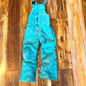 Lands End Squall snow pants bibs size 6